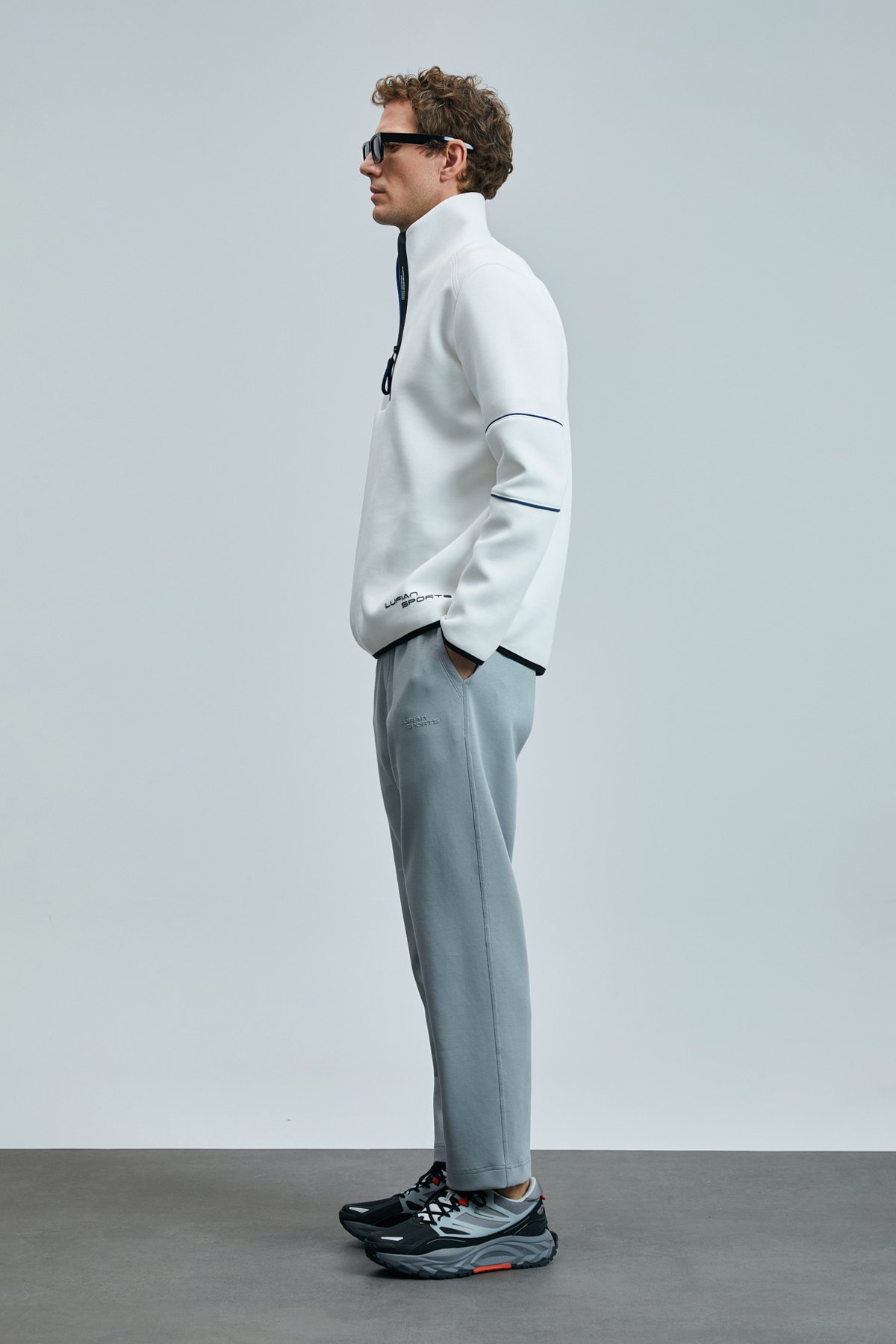 Luck Men's Sweatpants Gray - LUFIAN (1)