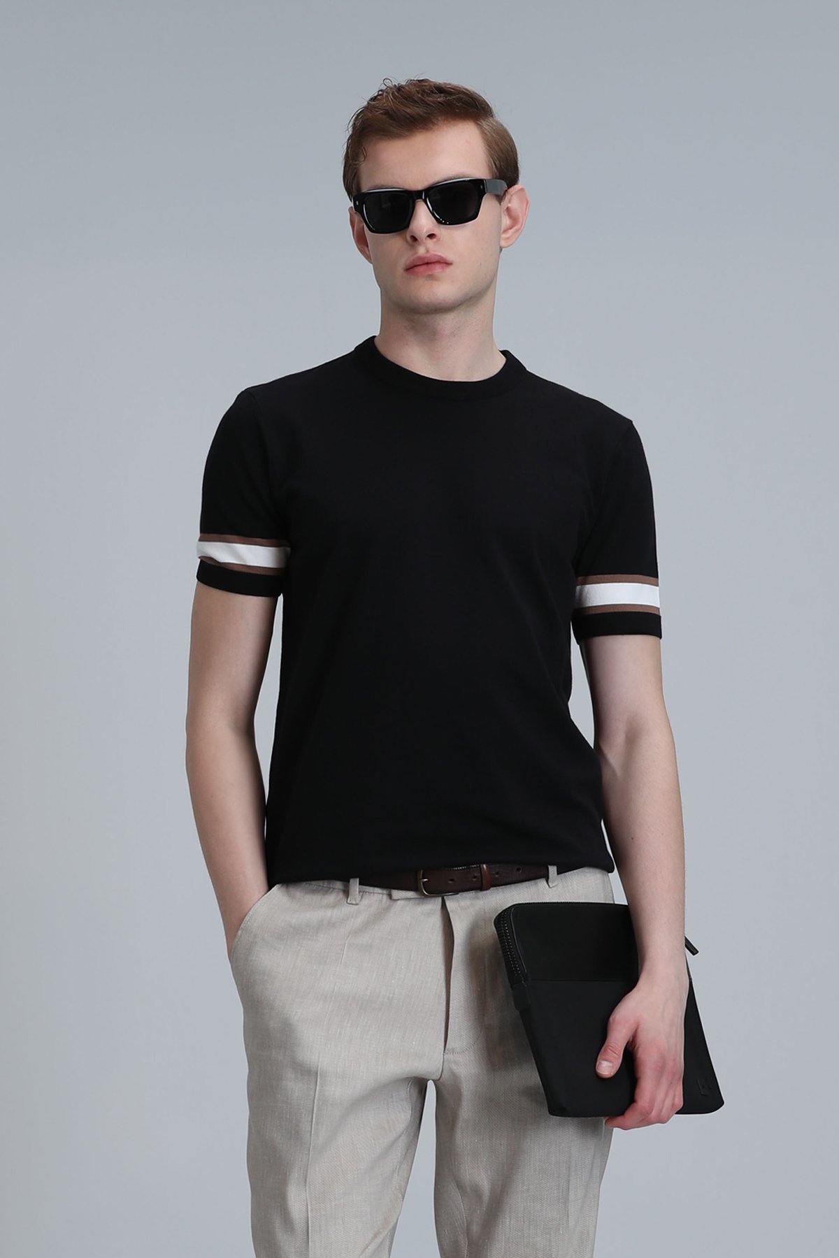 Lucy Erkek Kazak Siyah - Lufian