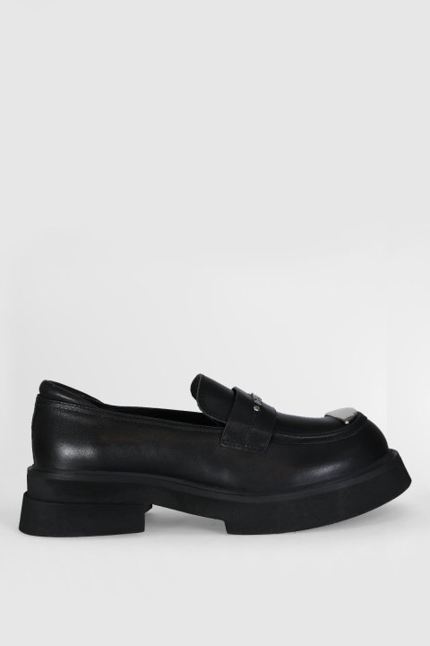 Lucy Kadın Deri Ayakkabı Siyah - Lufian