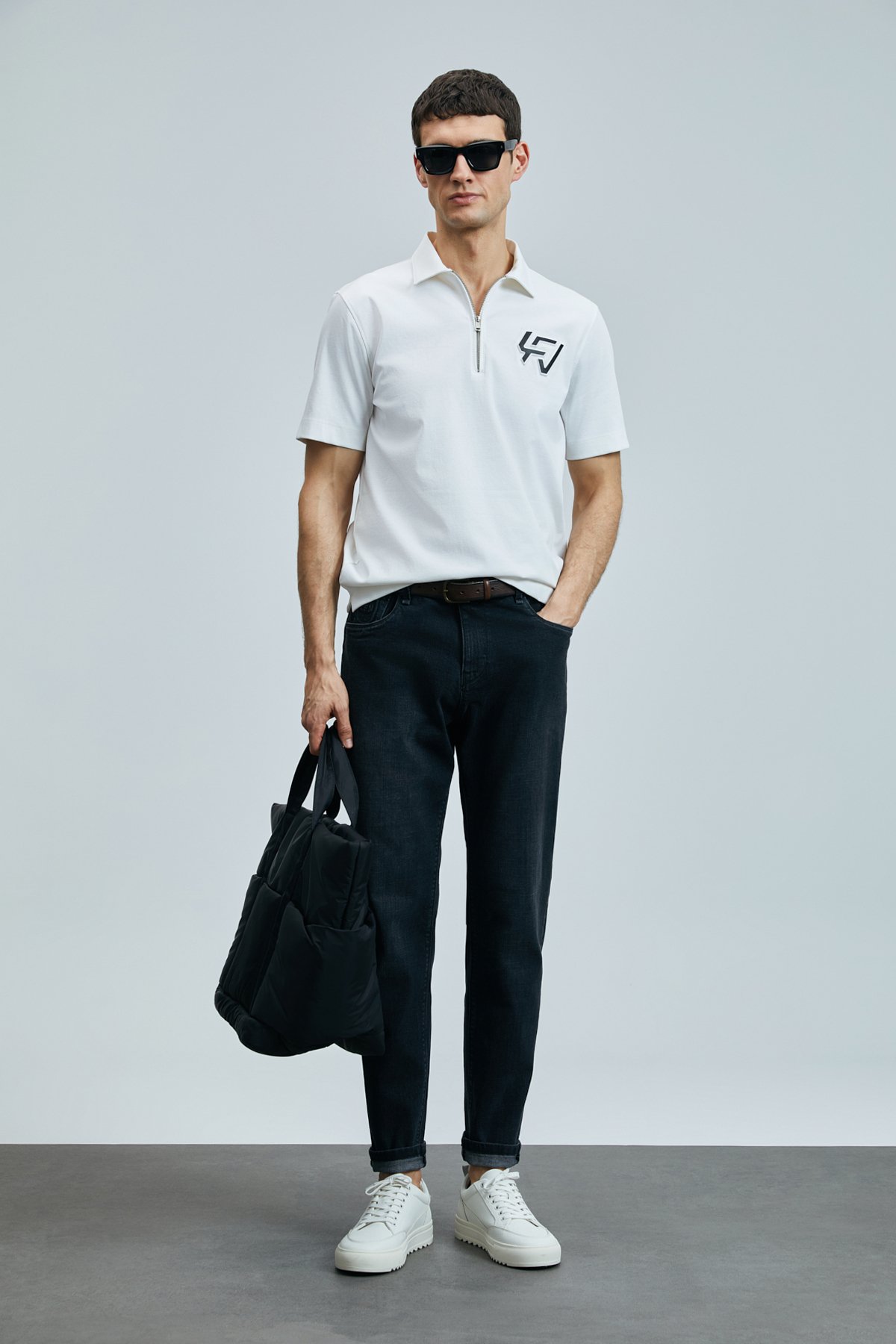 Luıco Smart Jean Erkek Pantolon Regular Fit Antrasit - Lufian