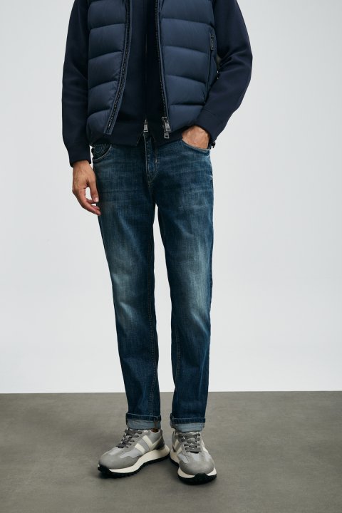 Lukas Spor Jean Erkek Pantolon Slim Fit Mavi - Lufian (1)