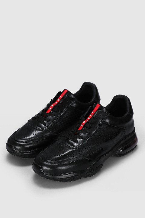 Mens Sneaker Shoes Black - Lufian