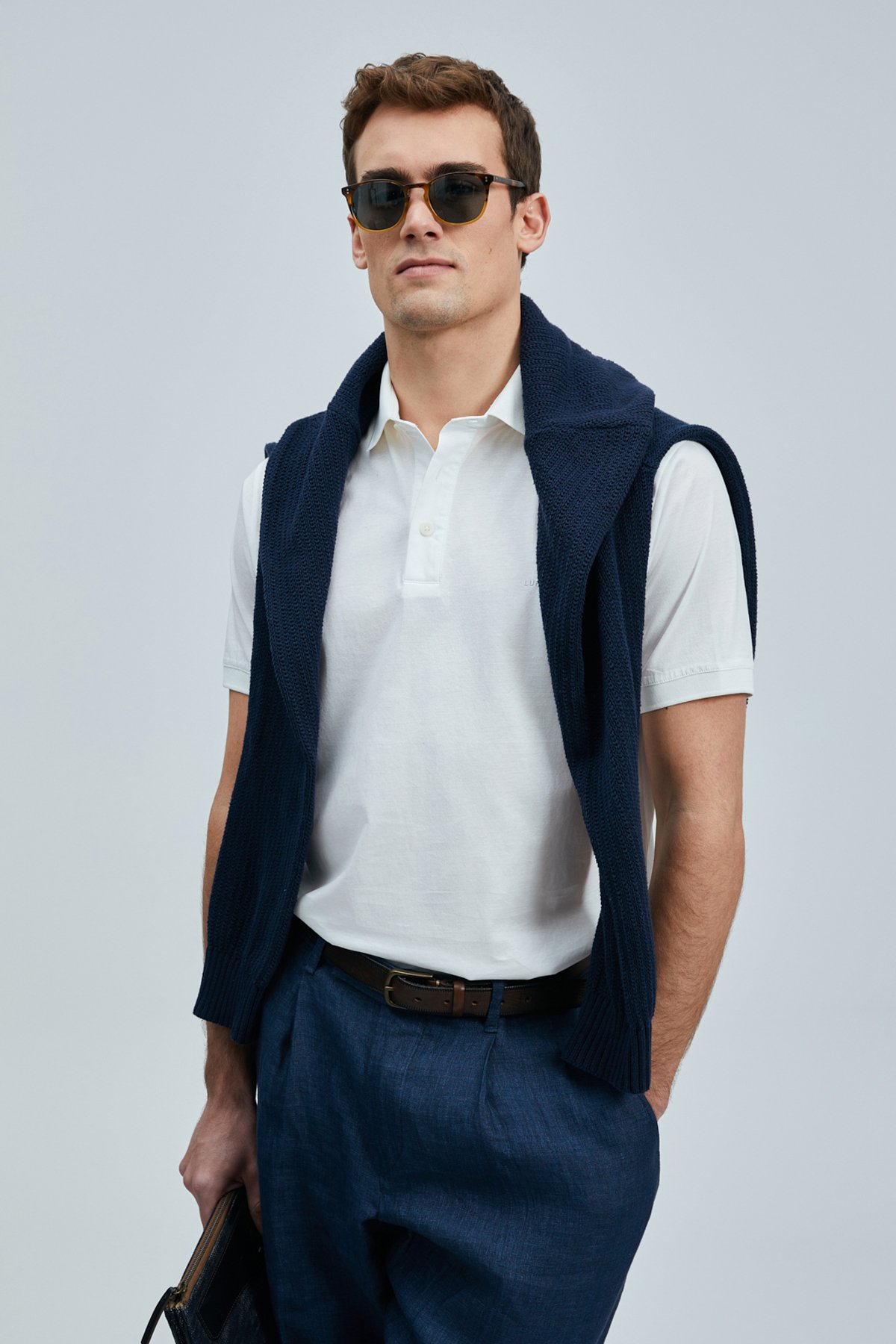 Luna Smart Erkek Polo Tişört Kırık Beyaz - Lufian (1)