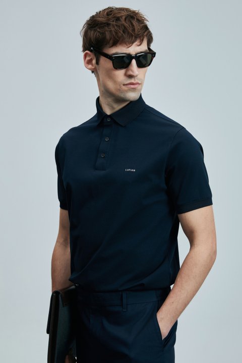 Luna Smart Erkek Polo Tişört Lacivert - Lufian (1)