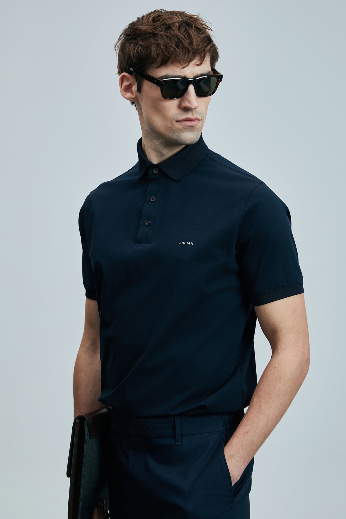 Luna Smart Erkek Polo Tişört Lacivert - Lufian (1)