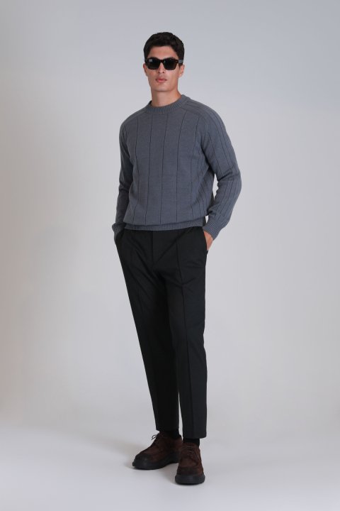 Lusi Spor Erkek Chino Pantolon Slim Fit Yeşil - Lufian