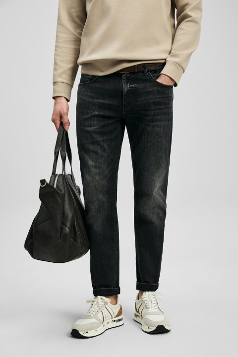Luta Smart Jean Erkek Pantolon Slim Fit Antrasit - Lufian (1)