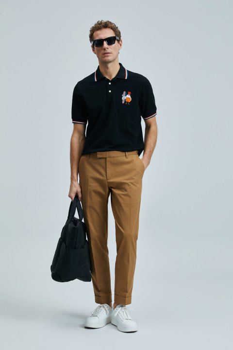 Luta Smart Men's Chino Pants Comfort Fit Camel Hair - Lufian