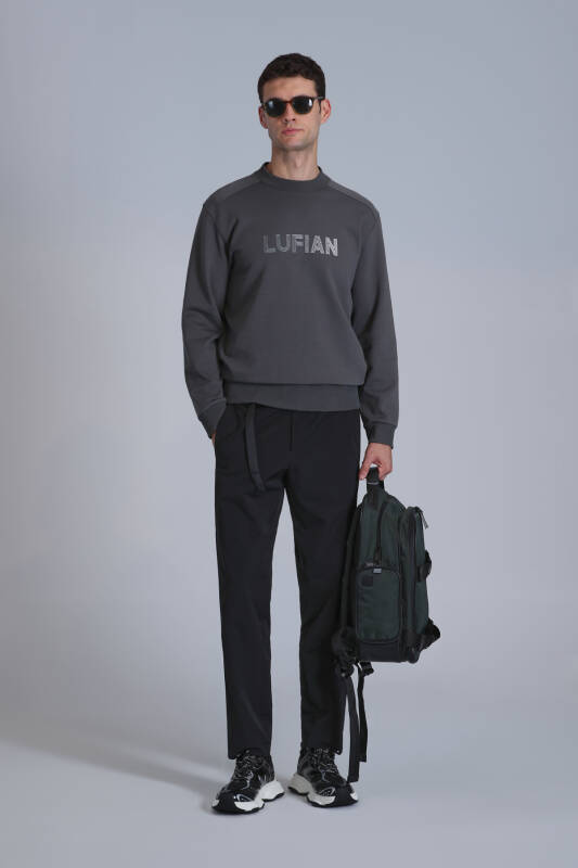 Luther Erkek Sweatshirt Haki - 2