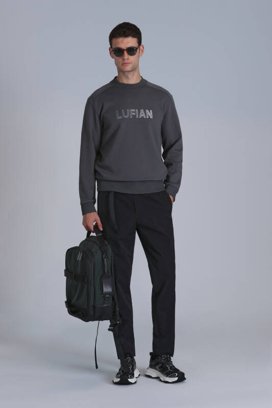 Luther Erkek Sweatshirt Haki - 4