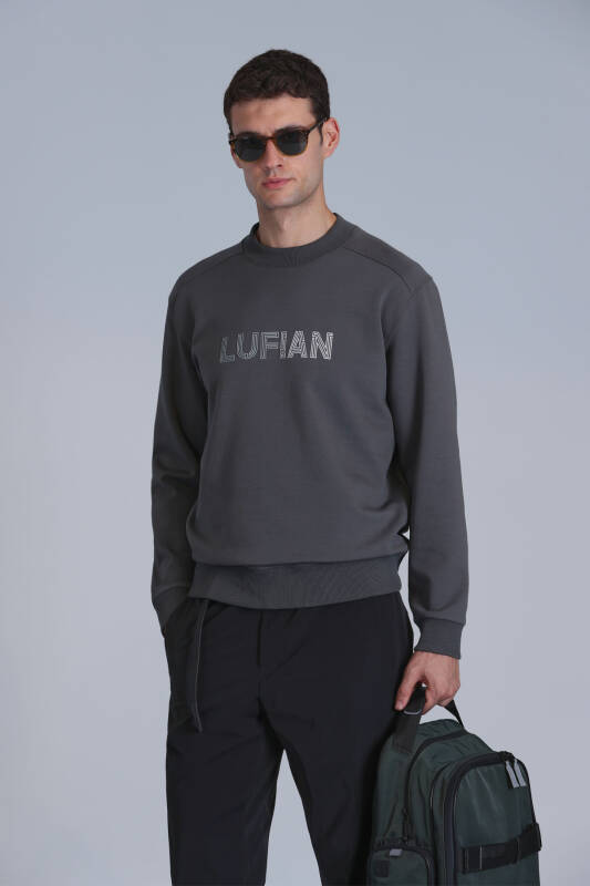 Luther Erkek Sweatshirt Haki - 5