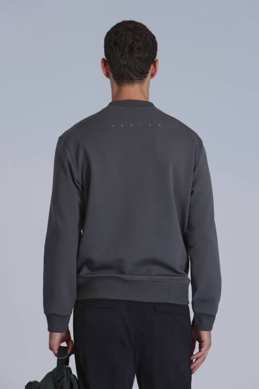 Luther Erkek Sweatshirt Haki - 6