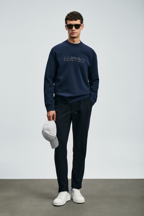 Male Sweatshirt Navy - Lufian