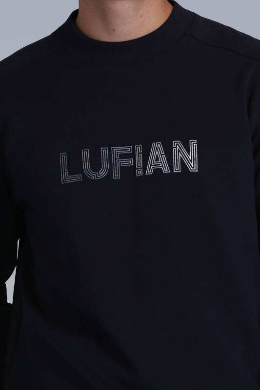 Luther Erkek Sweatshirt Lacivert - 3