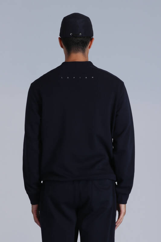 Luther Erkek Sweatshirt Lacivert - 6