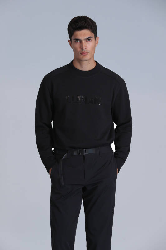 Luther Erkek Sweatshirt Siyah - 1