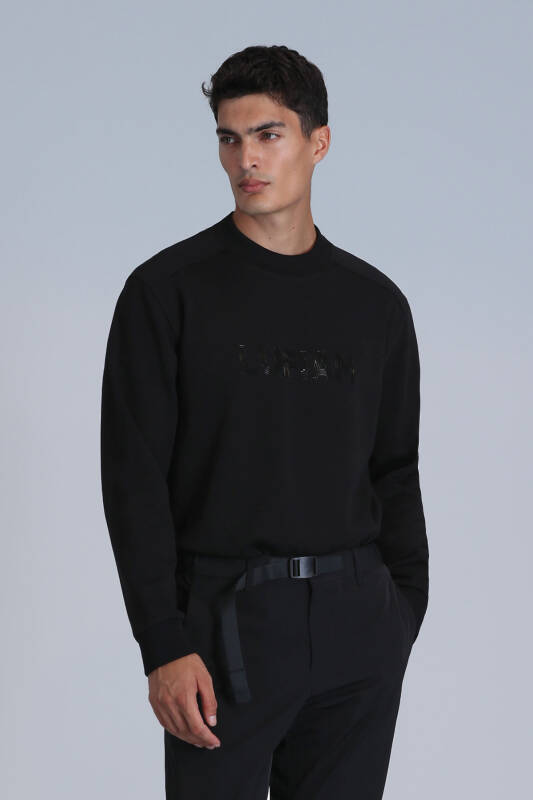 Luther Erkek Sweatshirt Siyah - 5