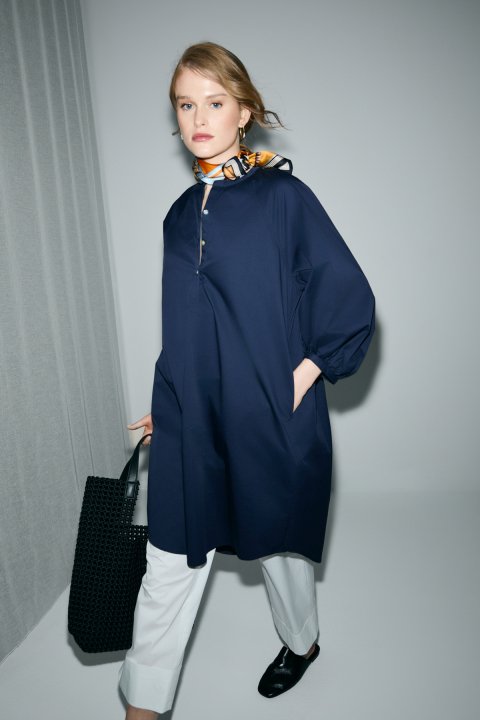 Mabel Kadın Elbise Lacivert - Lufian