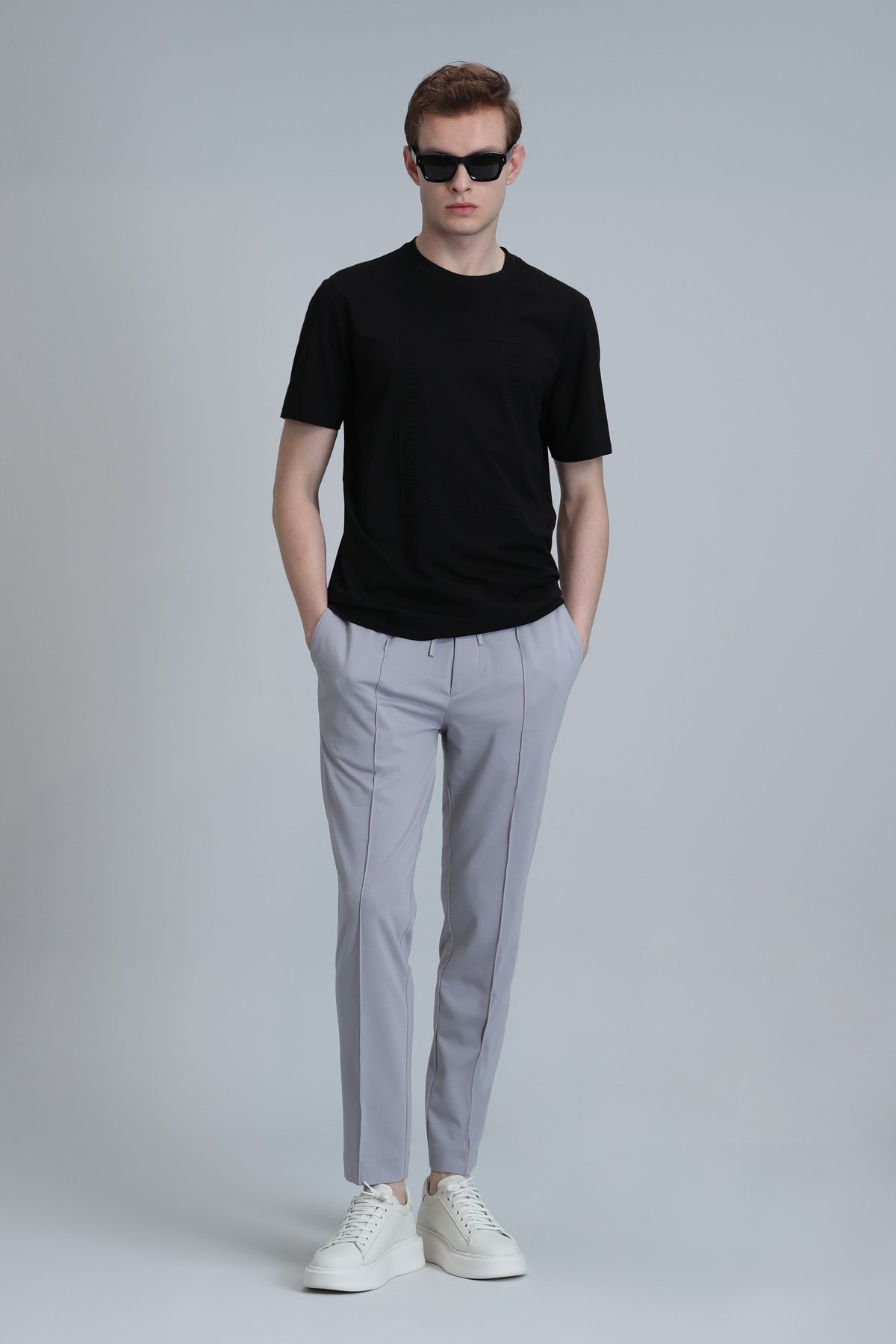 Mabel Modern Grafik T- Shirt Siyah - Lufian (1)