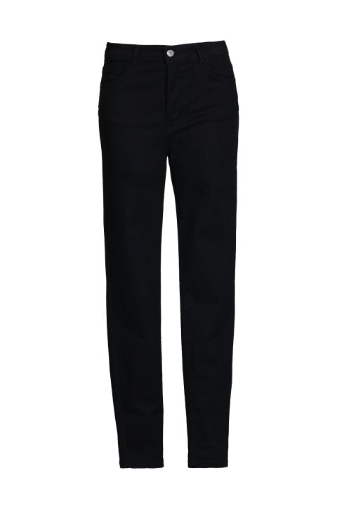 Male Kadın Denim Skınny Fıt Siyah - Lufian