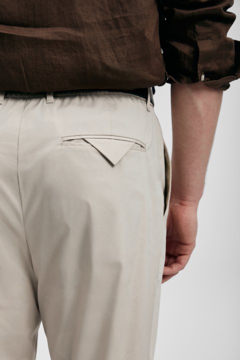 Malrıc Smart Erkek Chino Pantolon Slim Fit Bej - LUFIAN
