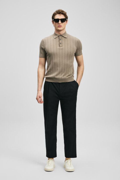 Malrıc Smart Erkek Chino Pantolon Slim Fit Siyah - Lufian