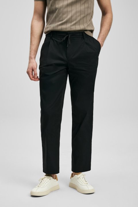 Malrıc Smart Men's Chino Pants Slim Fit Black - Lufian (1)