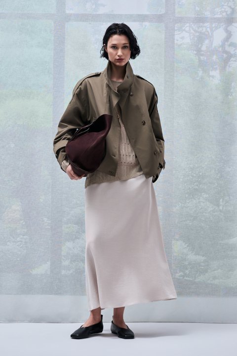 Malta Kadın Etek Ekru - Lufian