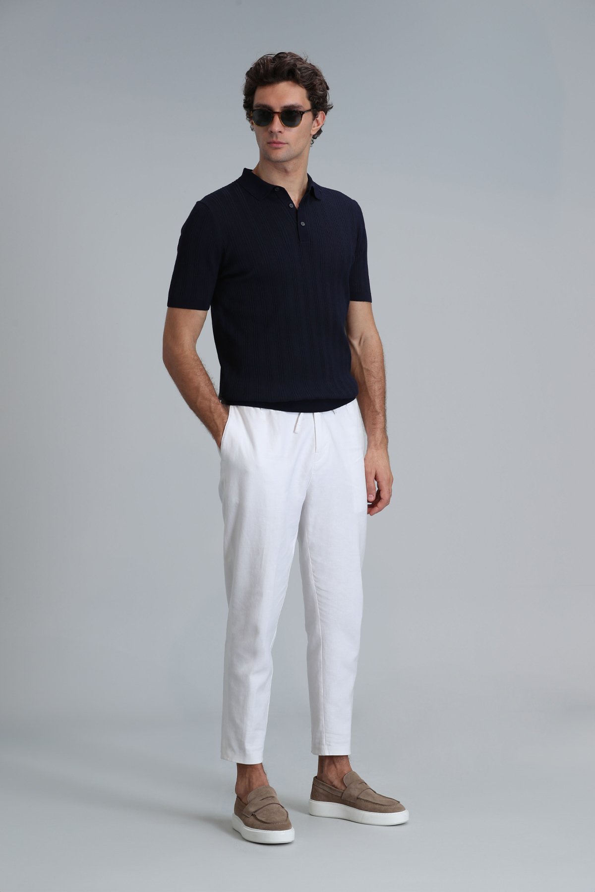 Marcel Erkek Kazak Lacivert - Lufian (1)