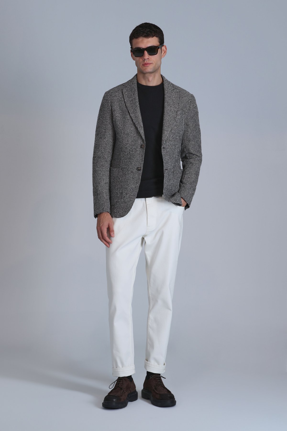 Marcel Spor Erkek Blazer Ceket Slim Fit Tarçın - Lufian