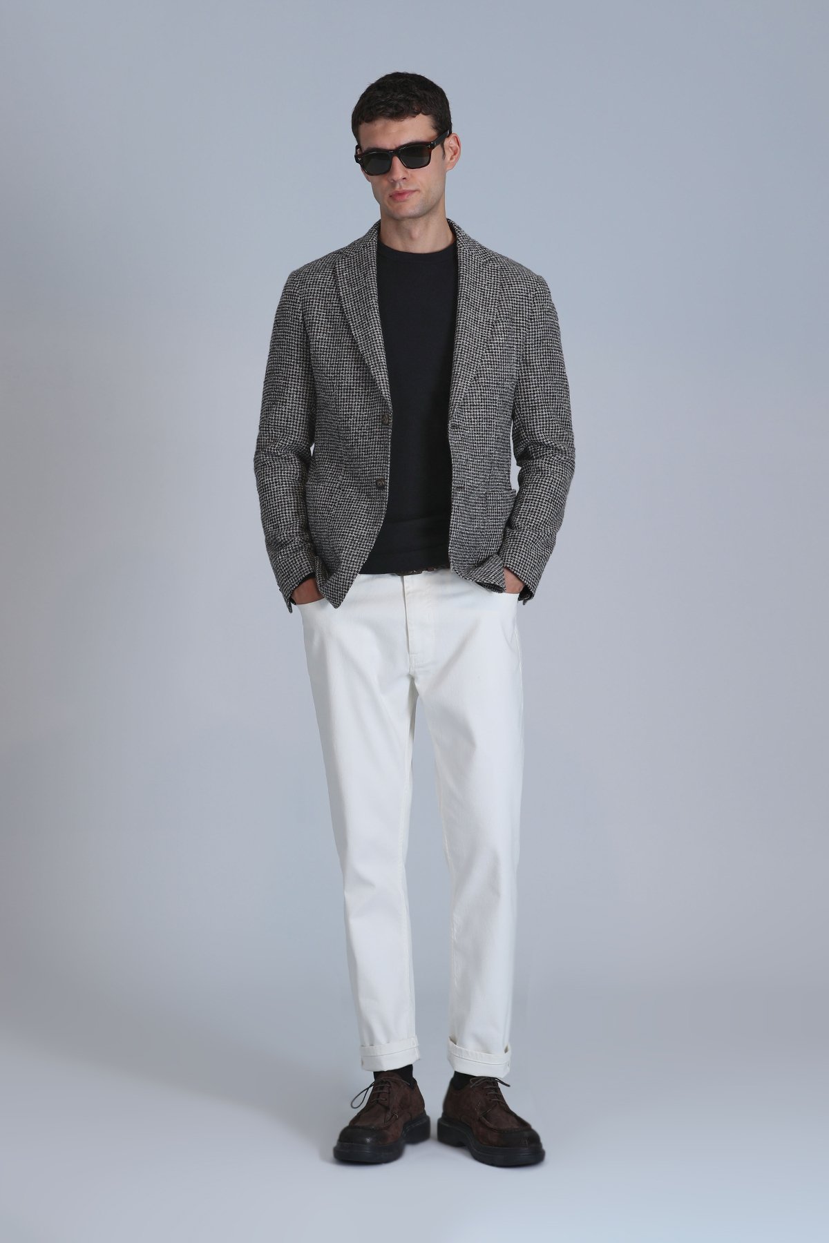 Marcel Spor Erkek Blazer Ceket Slim Fit Tarçın - Lufian (1)