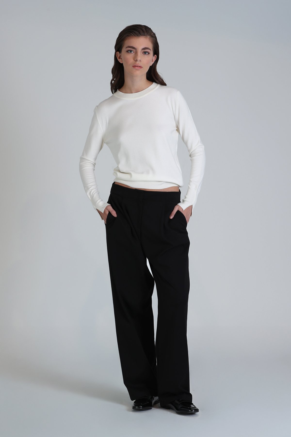 Margaret Kadın Pantolon Siyah - Lufian (1)