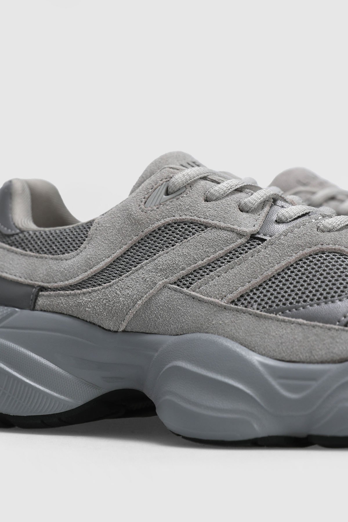 Mark Erkek Deri Sneaker Ayakkabı Gri - Lufian (1)