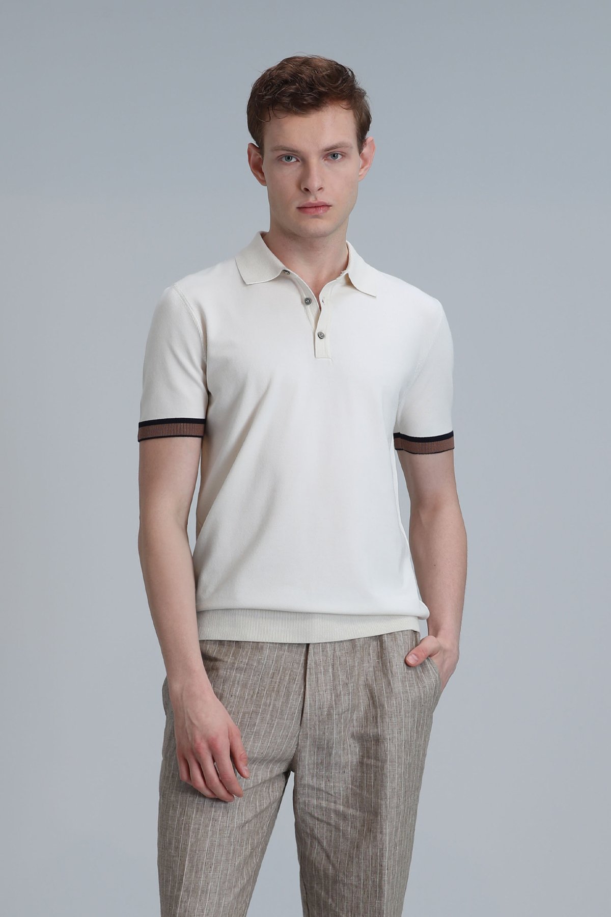 Mark Erkek Kazak Krem - Lufian