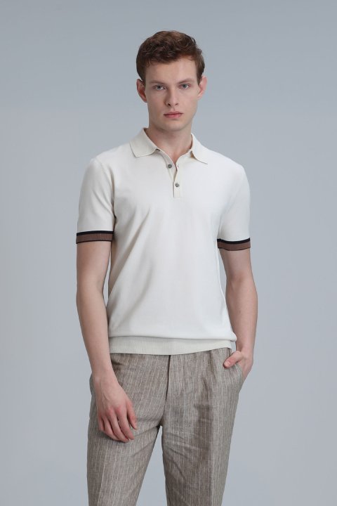 Mark Erkek Kazak Krem - Lufian