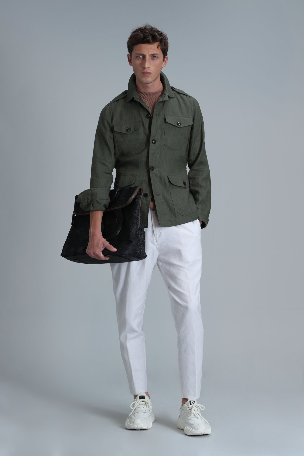 Mark Male Coat Khakı - Lufian (1)