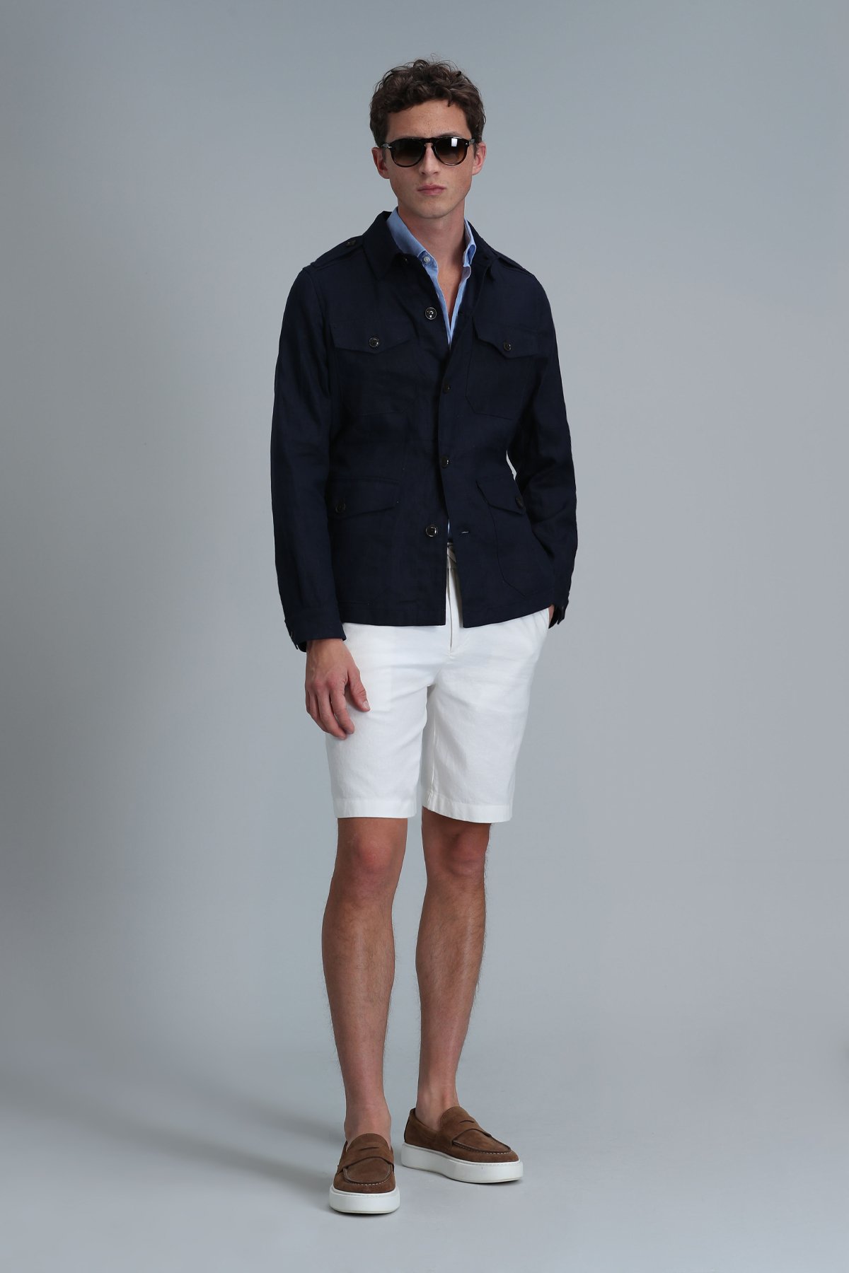 Mark Male Coat Navy - Lufian (1)
