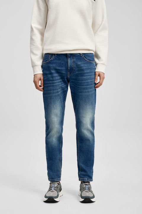 Mark Smart Jeans Men's Trousers Slim Fit Blue - Lufian (1)