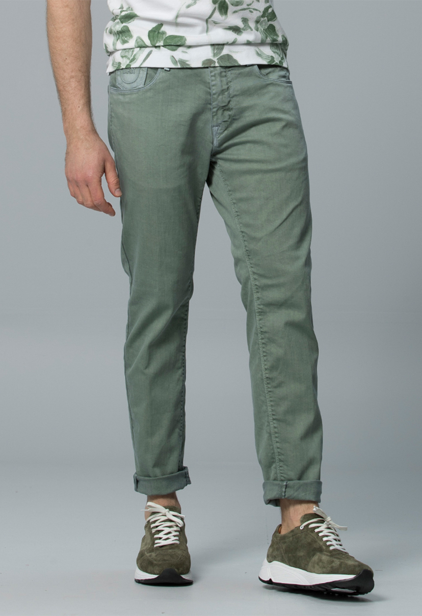 Markl Spor 5 Cep Erkek Pantolon Slim Fit Yeşil