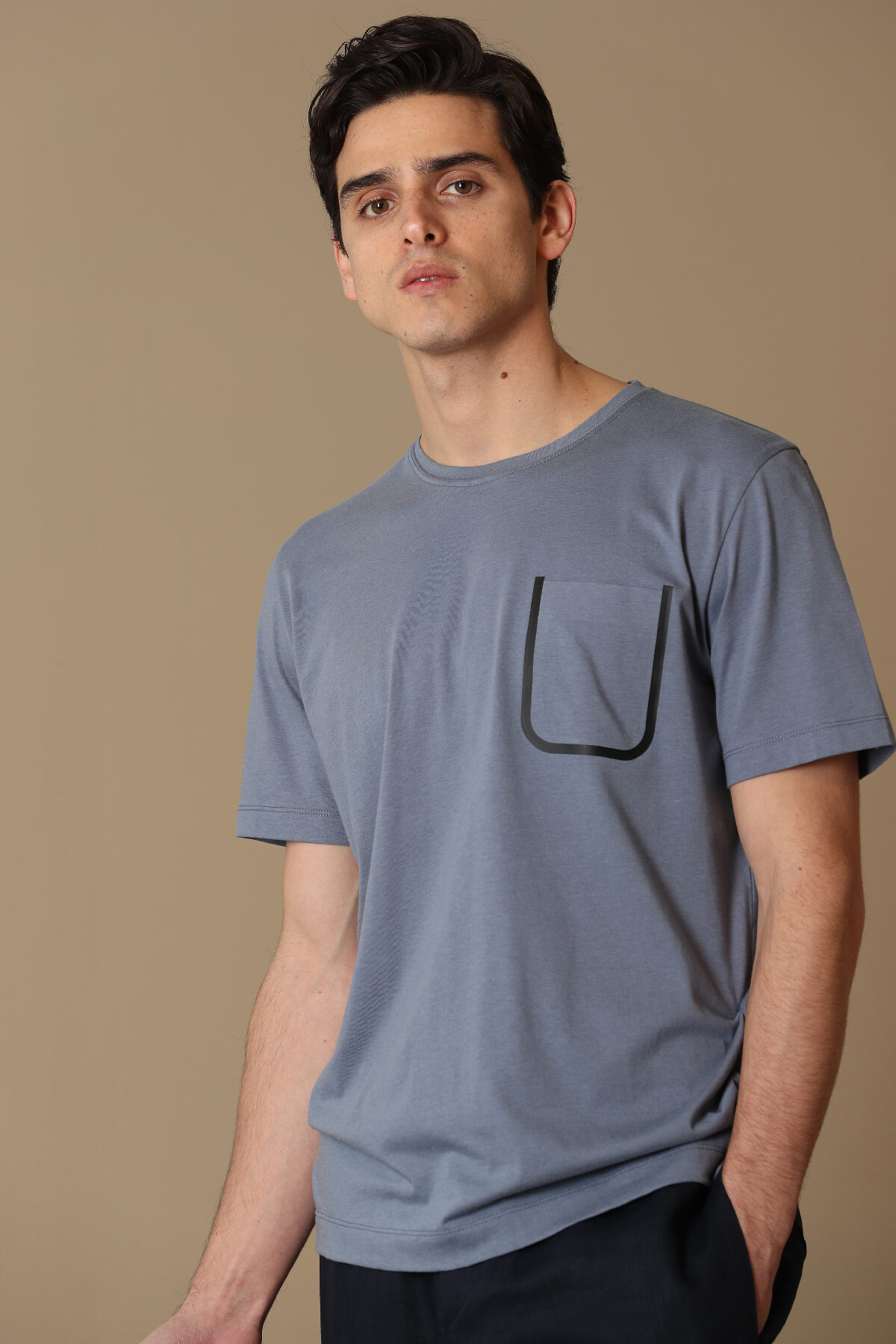 Marni Modern Grafik T- Shirt Gri