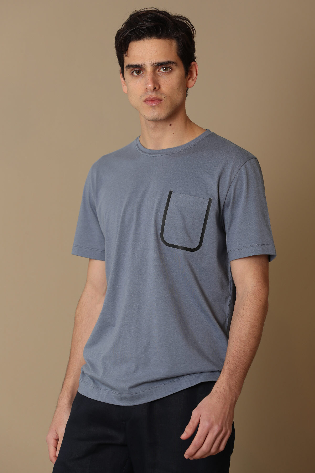 Marni Modern Grafik T- Shirt Gri