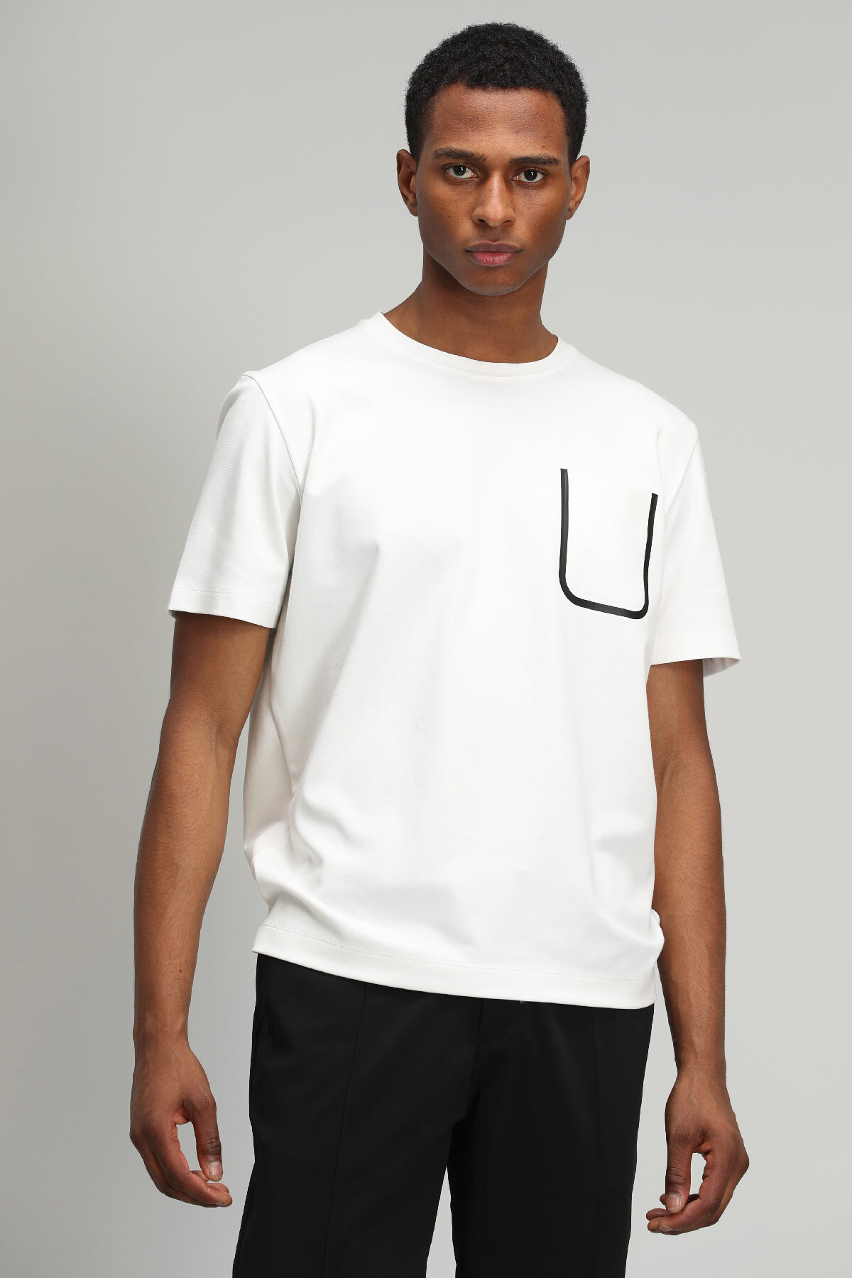 Marni Modern Grafik T- Shirt Kırık Beyaz