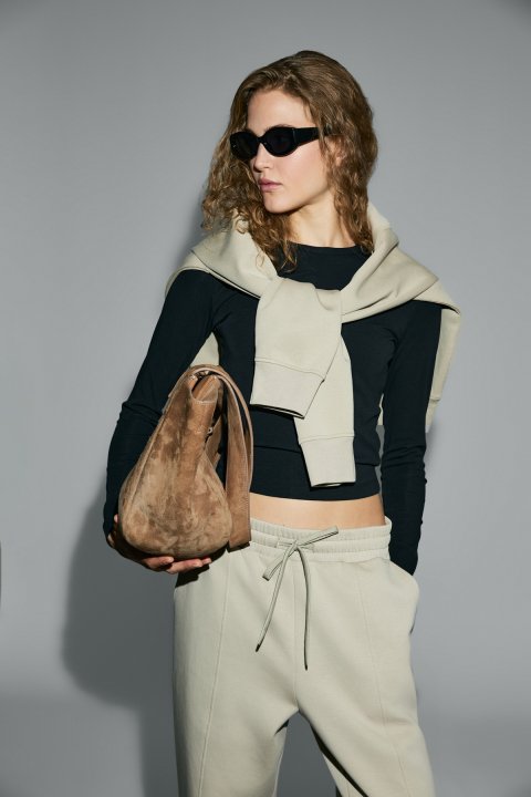 Marta Kadın T- Shırt Siyah - Lufian