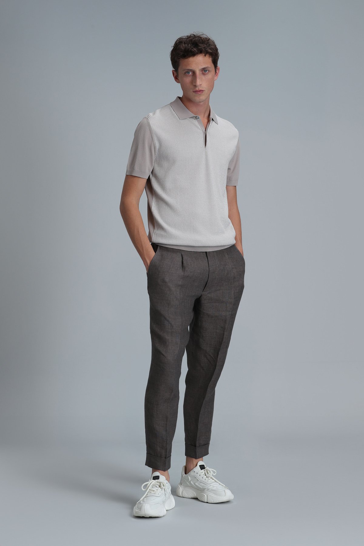 Martın Erkek Kazak Bej - Lufian (1)