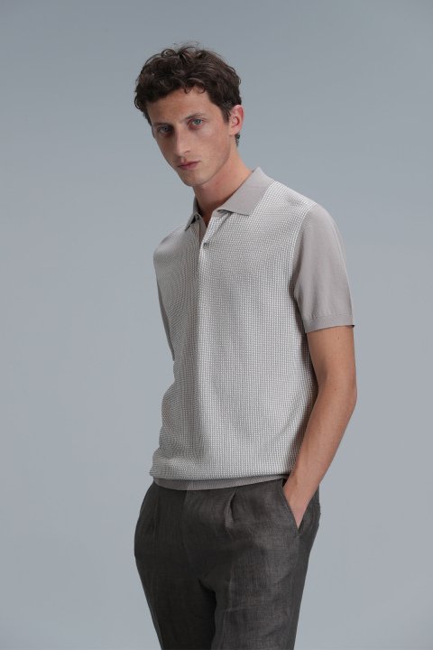 Martın Erkek Kazak Bej - Lufian