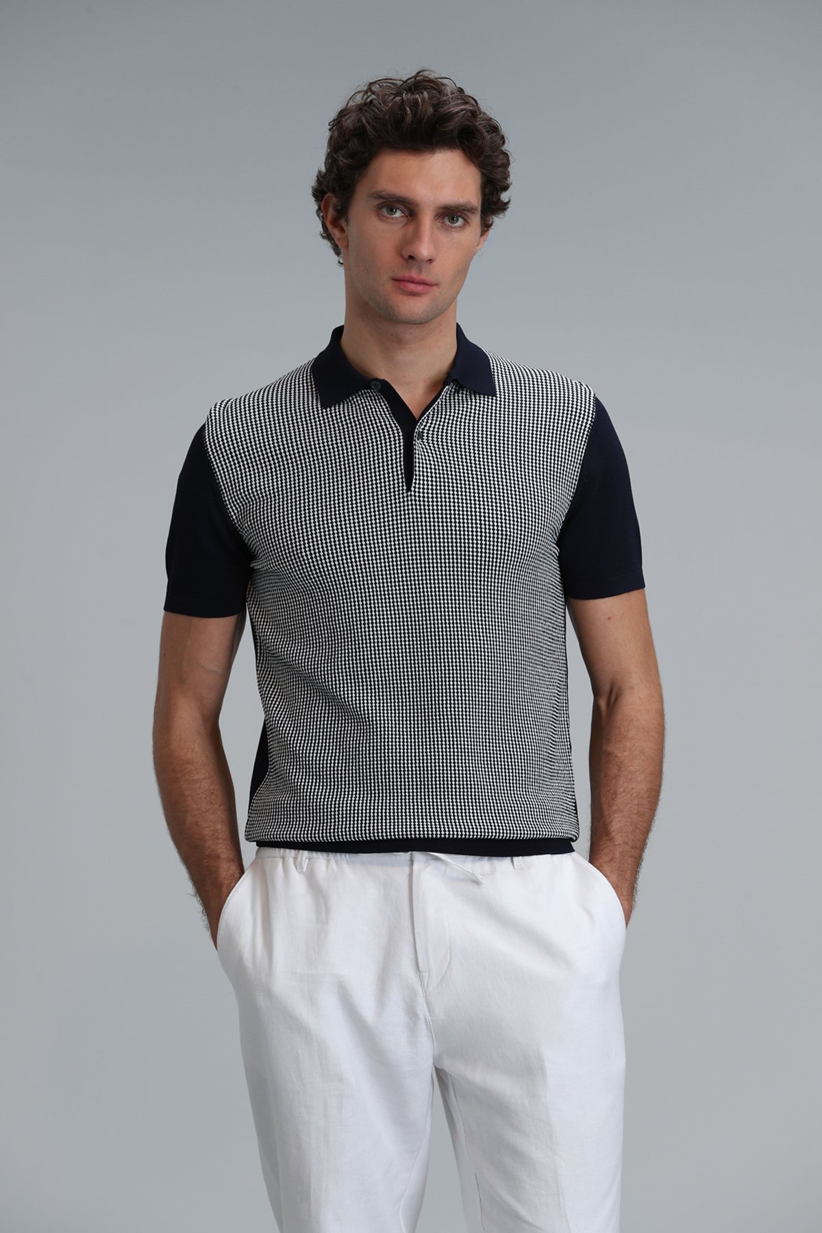 Martın Erkek Kazak Lacivert - Lufian