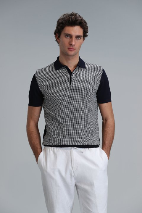 Martın Erkek Kazak Lacivert - Lufian