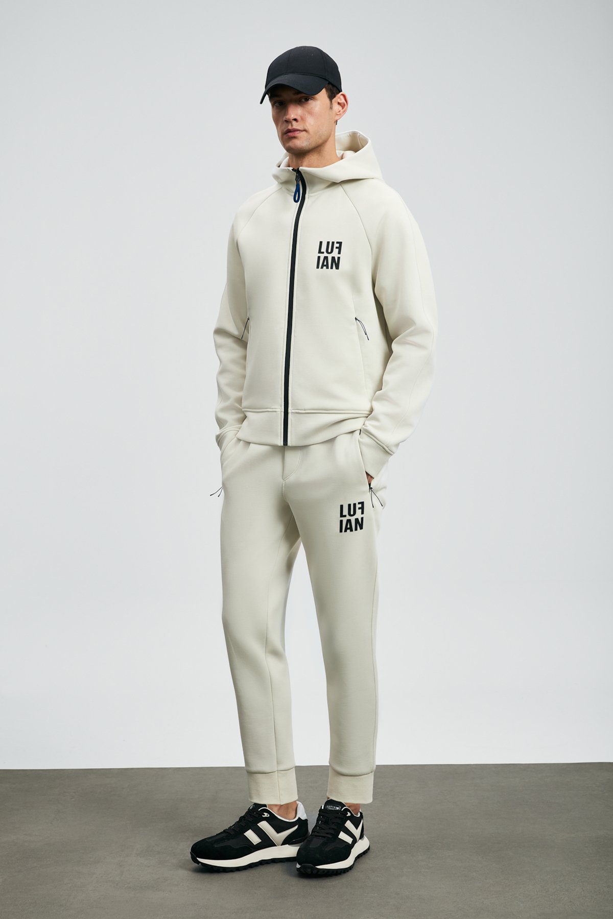 Mata Erkek Eşofman Altı Kırık Beyaz - Lufian