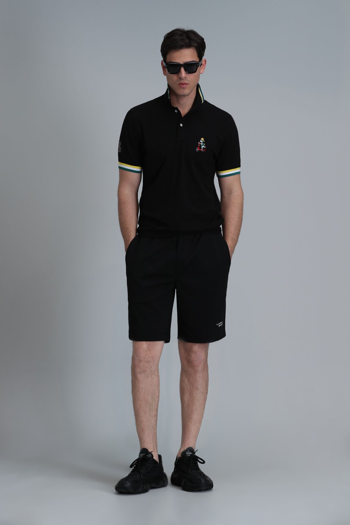 Match Smart Erkek Polo Tişört Siyah - Lufian (1)