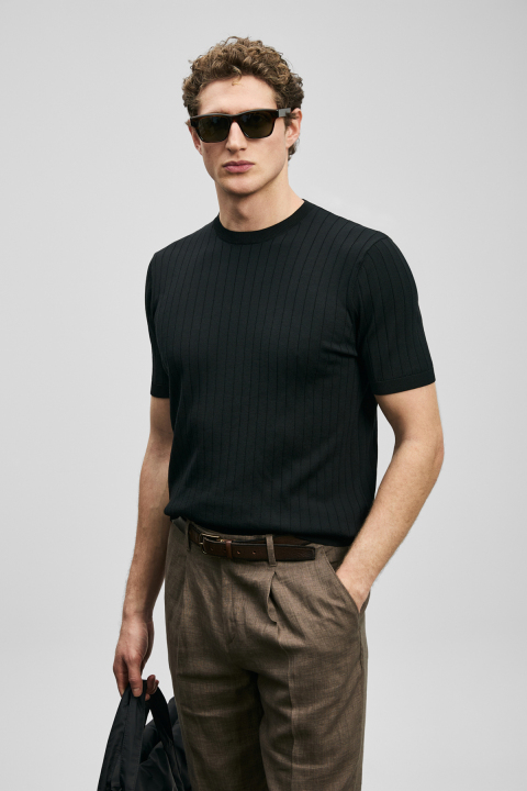 Mateo Men's Coolmax® Sweater Black - Lufian